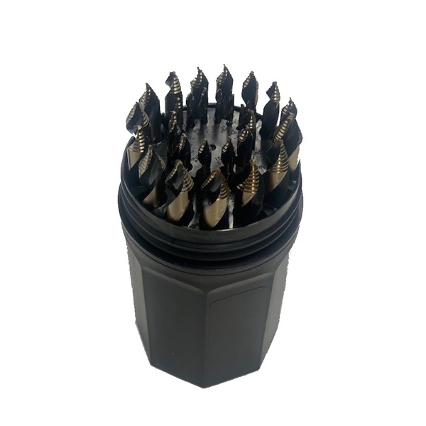 Viking Drill & Tool Viking 22903 1/16-1/2" Black and Gold Oxide HSS Drill Bit Set 29-Piece 22903